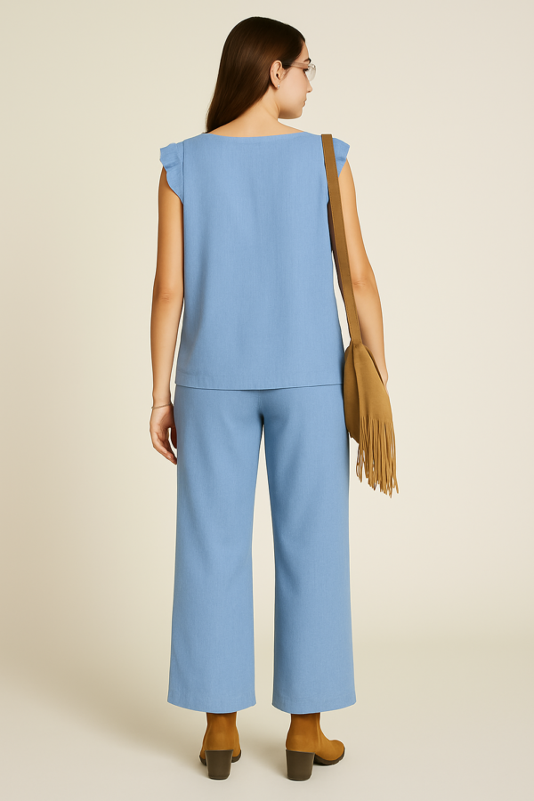Sapphire-blue Two-Piece - Image 4