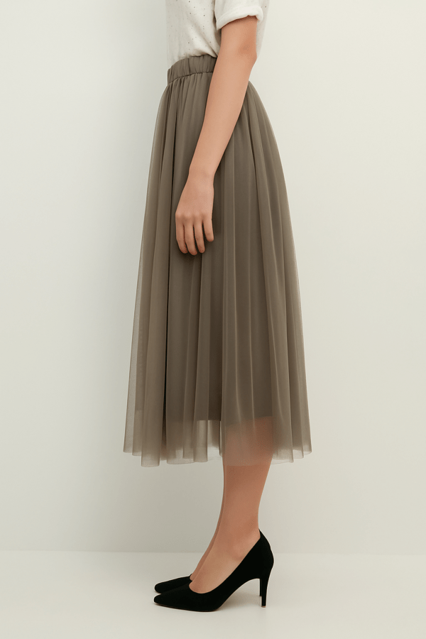 Silver Mist grey skirt - Image 4