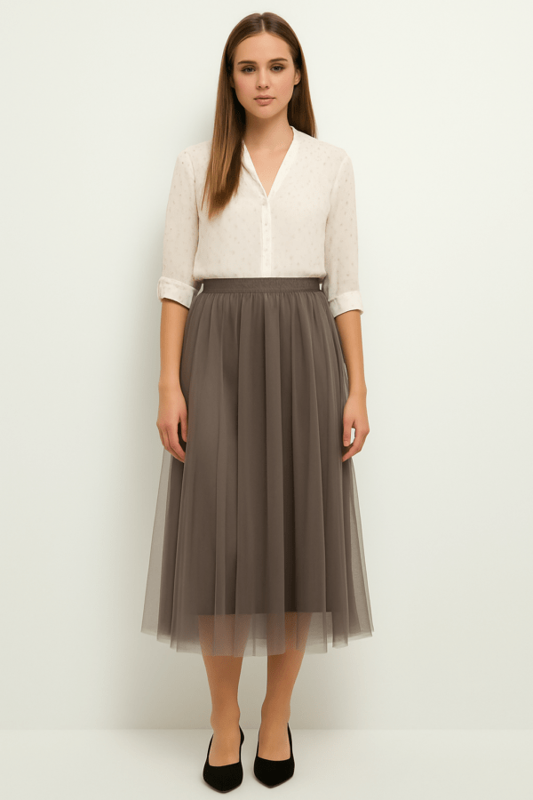 Silver Mist grey skirt - Image 2