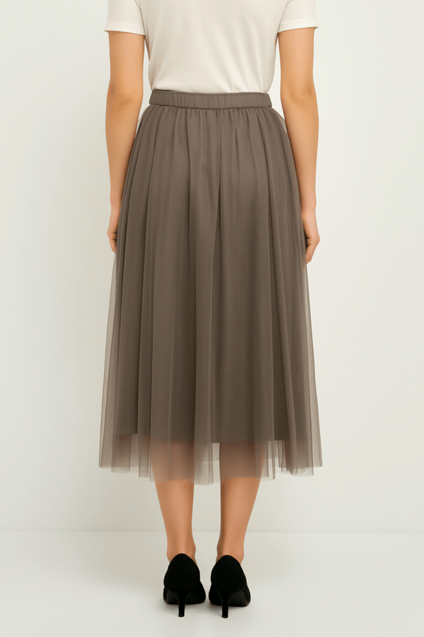 Silver Mist grey skirt