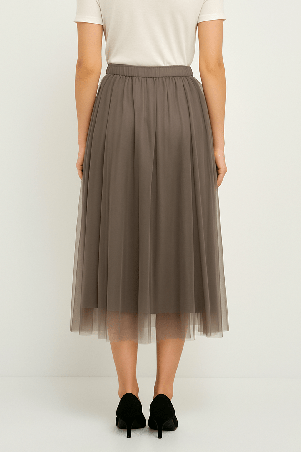 Silver Mist grey skirt
