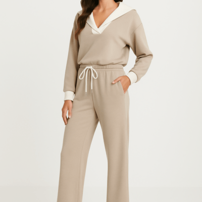 Khaki Luxe Tracksuit