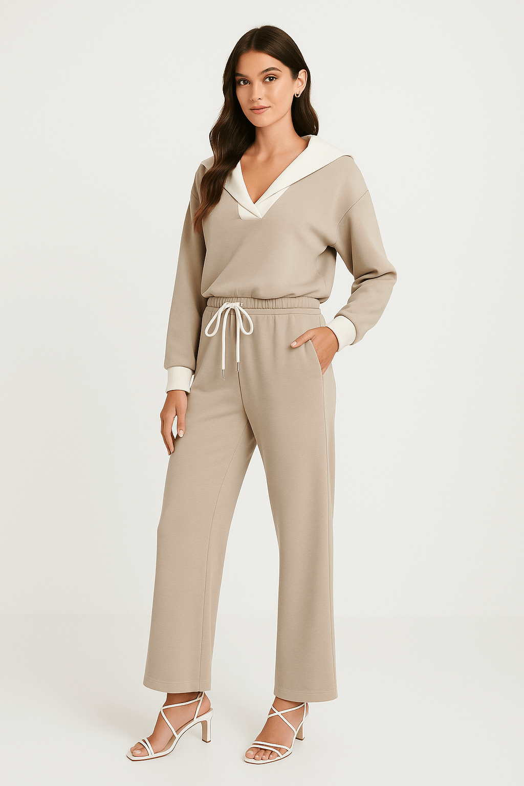 Khaki Luxe Tracksuit