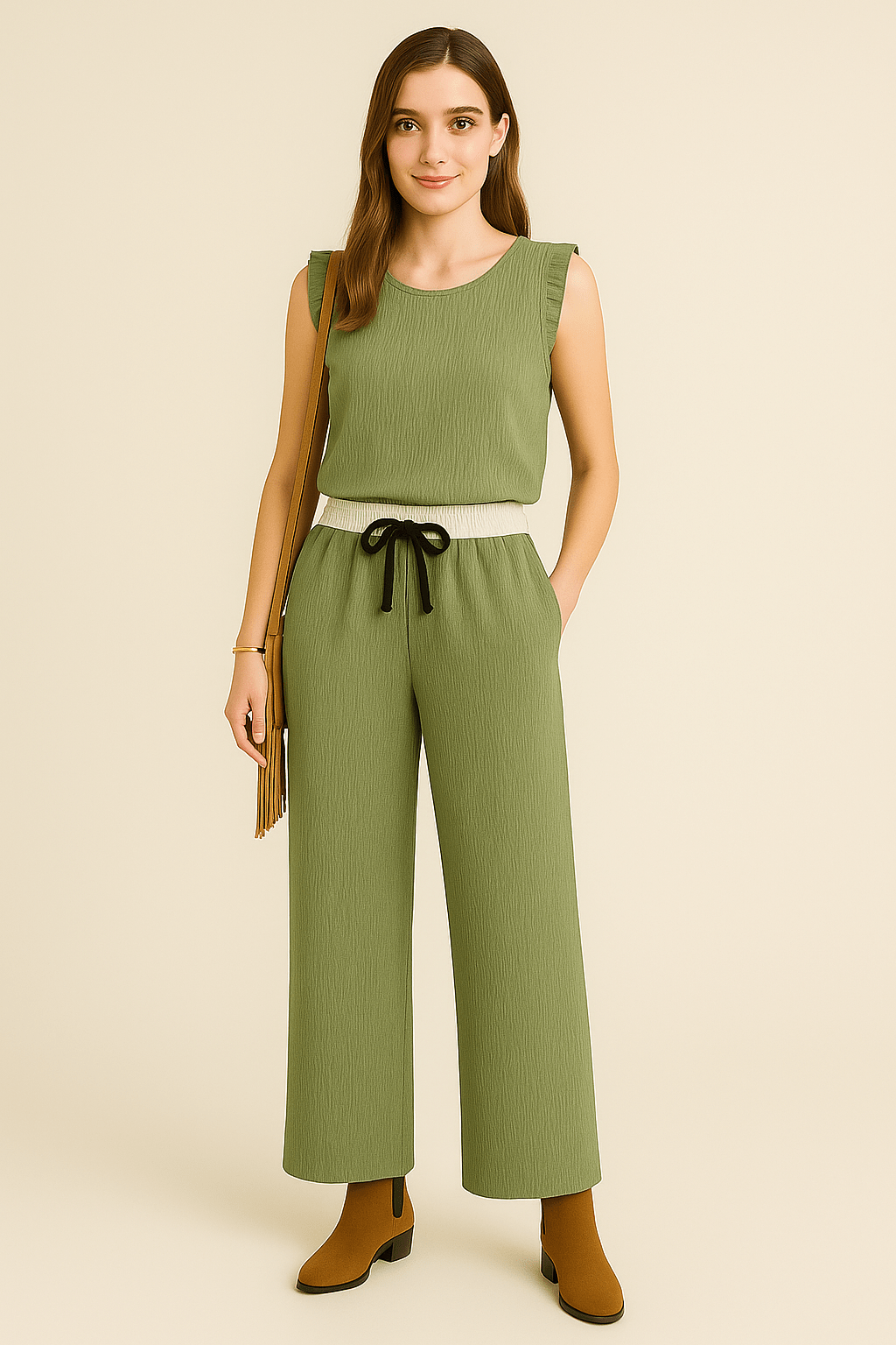 Green Emerald Breeze Two-Piece