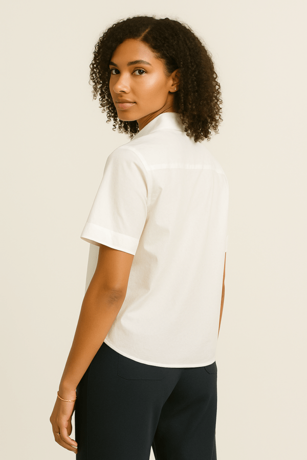 Fashon white shirt - Image 4